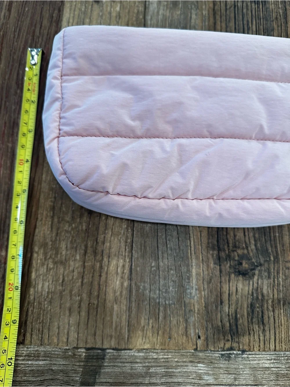 Dyson Light Pink Quilted Cosmetic Pouch